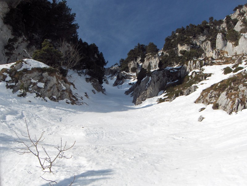 #1 aup du seul : le pied du couloir aup du seul : le pied du couloir