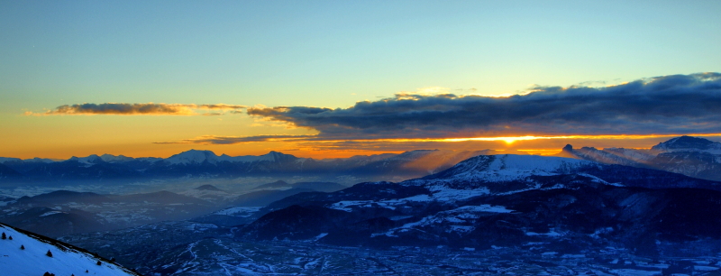 #10 Fin du beau temps? : Ciel chargé mais de toute beauté sur le Vercors Fin du beau temps? : Ciel chargé mais de toute beauté sur le Vercors