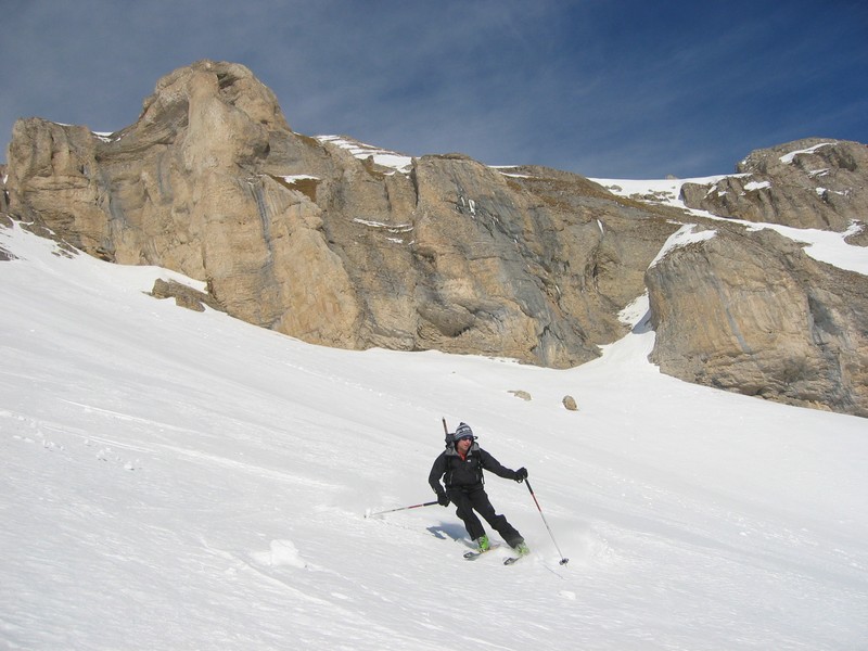 #5 Grand Ferrand : la neige est dure mais pas si mal à skier quand meme Grand Ferrand : la neige est dure mais pas si mal à skier quand meme