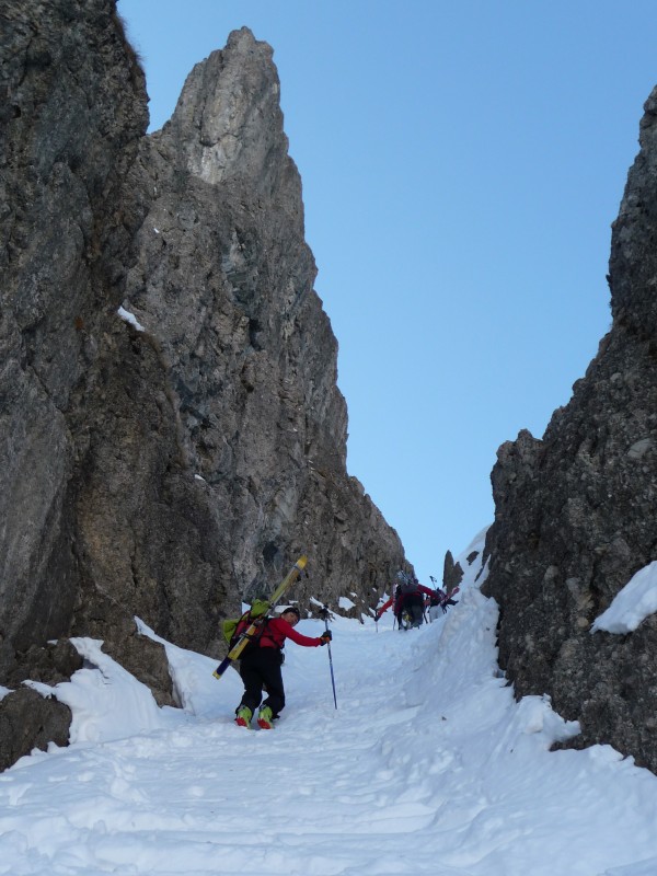 #2 Mont Brion : Le sommet du couloir Mont Brion : Le sommet du couloir