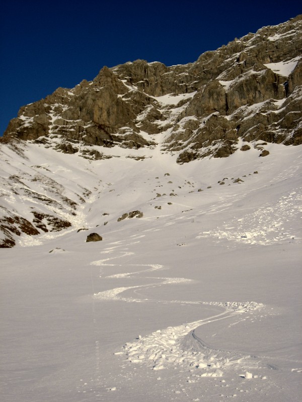Bonne neige : La deuxième montée valait le coup.