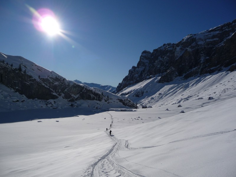 Vallon de Salvadon : La montée dans le vallon de Salvadon