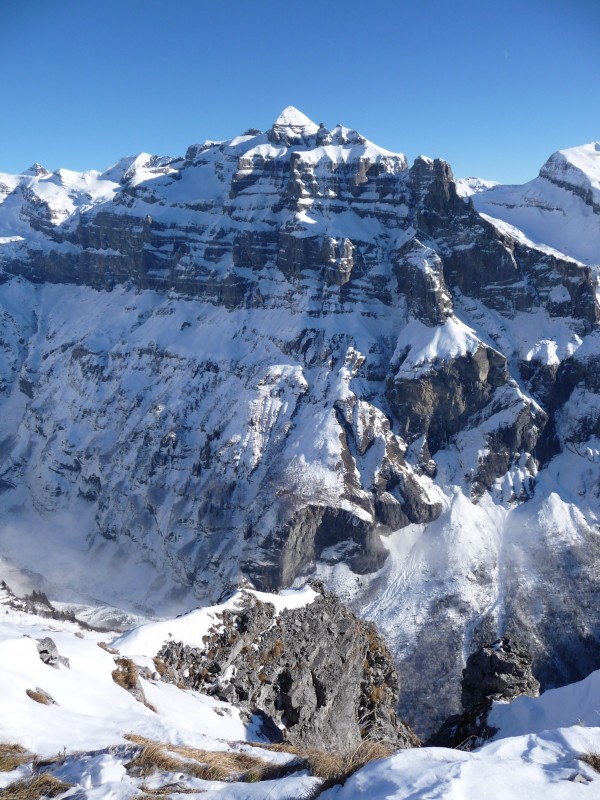 Pic du Tenneverge : La plus grande face des Alpes sous nos yeux.