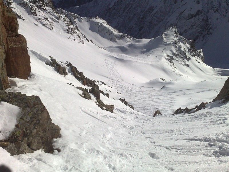 #2 Descente : Début de la descente un peu ravagée Descente : Début de la descente un peu ravagée