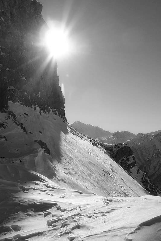 Col Champion : Vue sur le Mt Blanc depuis le col Champion