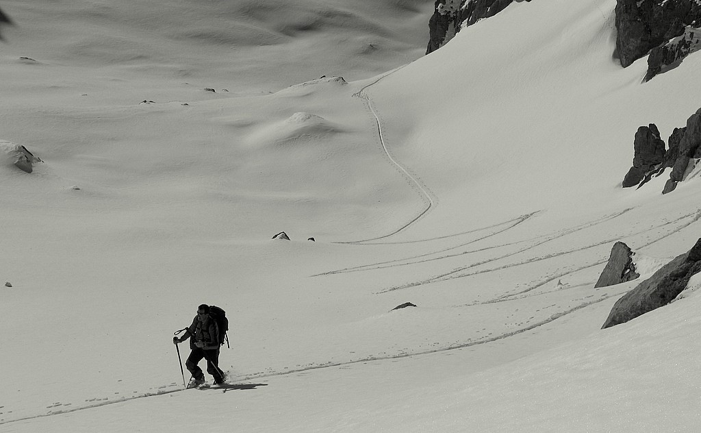 #4 Dans la combe Sud : Ca commence à monter Dans la combe Sud : Ca commence à monter