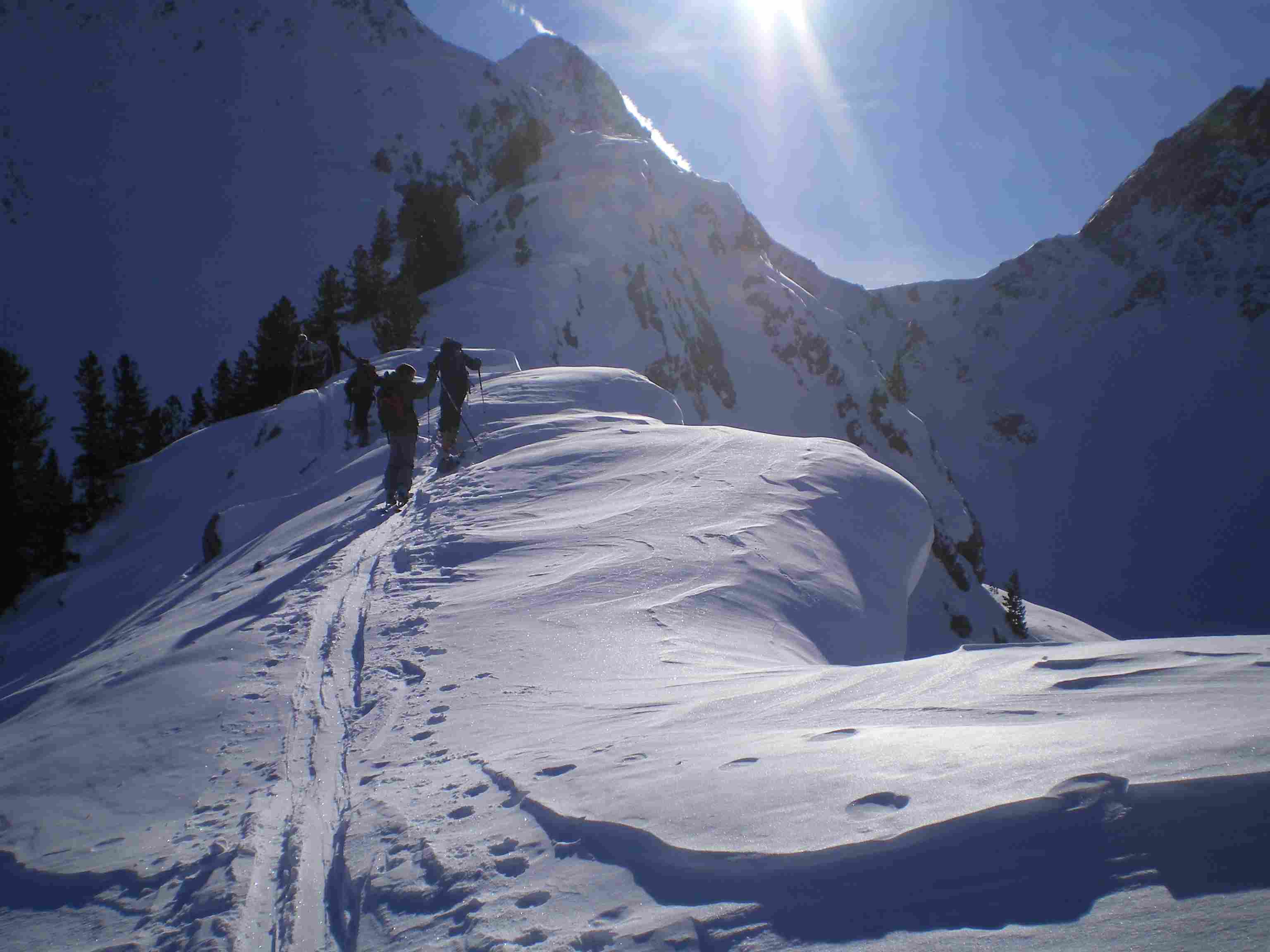#4 Arête : Petite traversé d Arête : Petite traversé d'arête pour rejoindre le bas du couloir N du petit Peygu