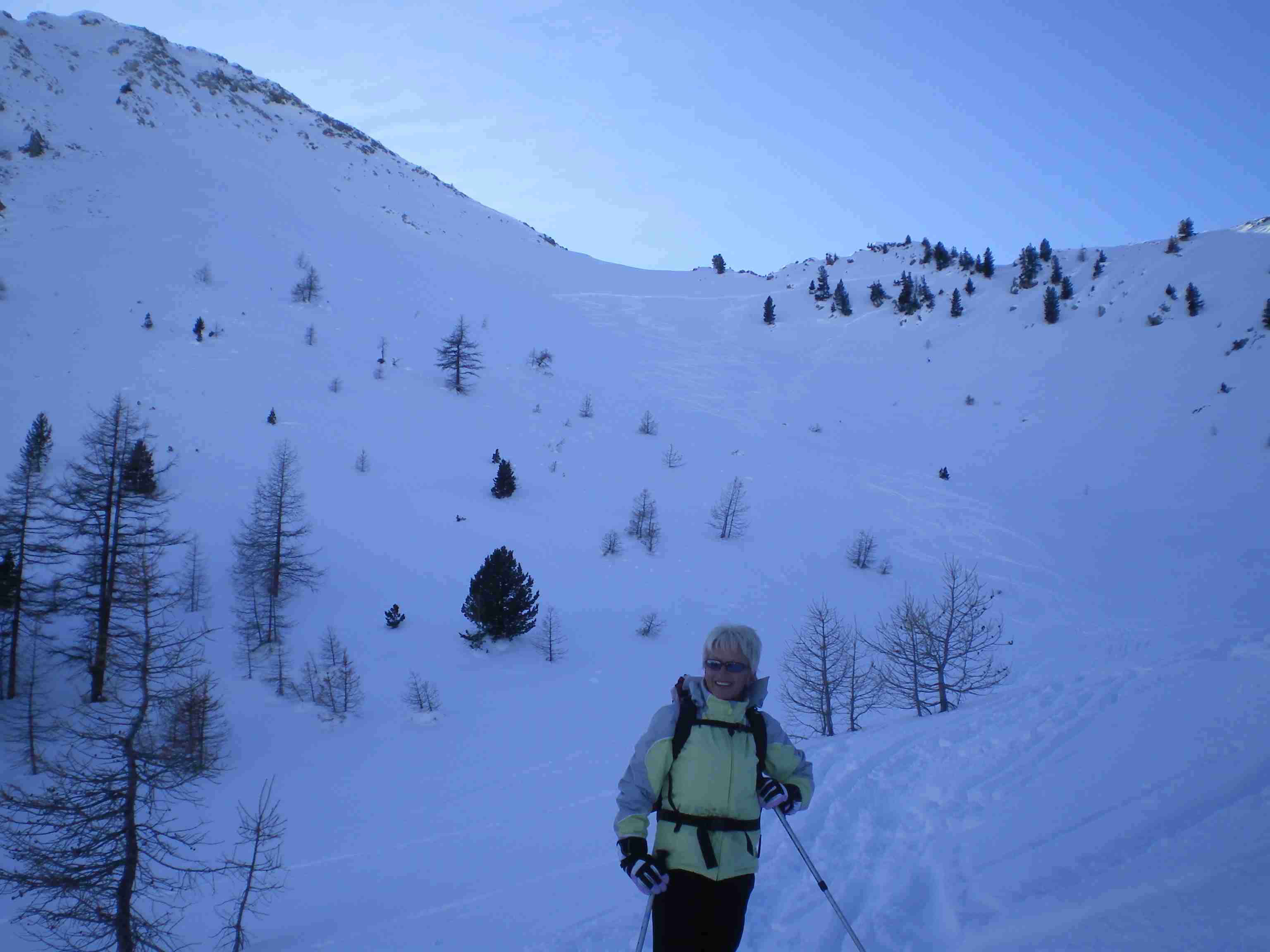 #5 Descente : Première trace dans la face N du petit Peygu Descente : Première trace dans la face N du petit Peygu