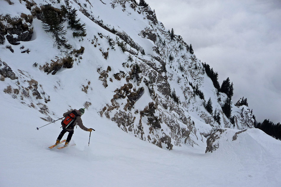 #7 Pic de la Corne : La meilleure partie, on aura eu presque 200m de bon ski ! Pic de la Corne : La meilleure partie, on aura eu presque 200m de bon ski !