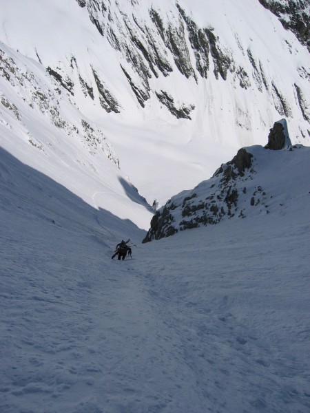 Vaccivier Oriental : L'équipe du jour dans le couloir à la montée