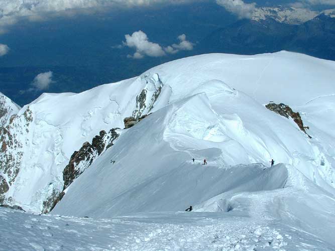 #8 l l'arête somitale : l'arête à suivre pour atteindre le sommet. Grandiose !