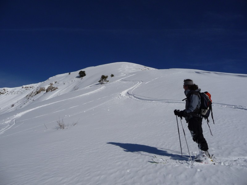 #2 Trace Chine : Descente sous l Trace Chine : Descente sous l'antècime de chine, bonne neige