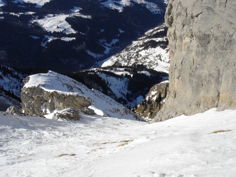#3 Grand M de Blonnière : Couloir Chauchefoin, au carrefour avec le Coillu Grand M de Blonnière : Couloir Chauchefoin, au carrefour avec le Coillu
