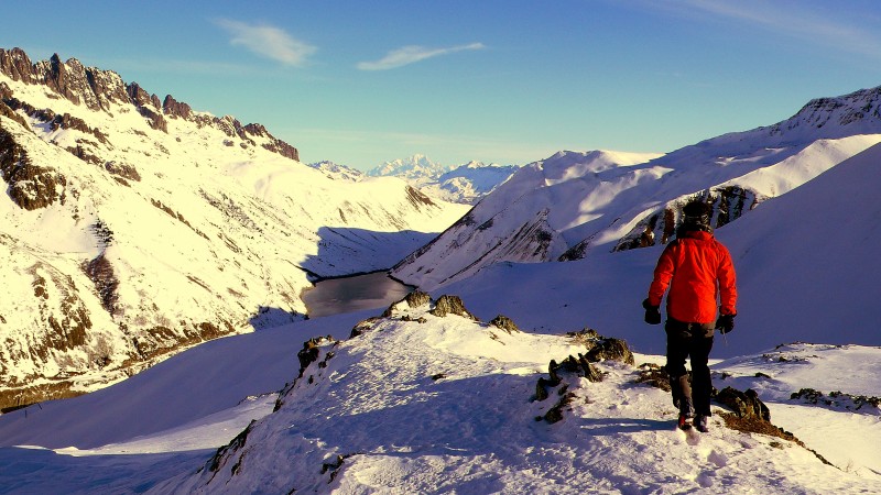 #2 Col du Sabot : Aiguilles de l Col du Sabot : Aiguilles de l'Argentière et Grand Maison (photo kikou)