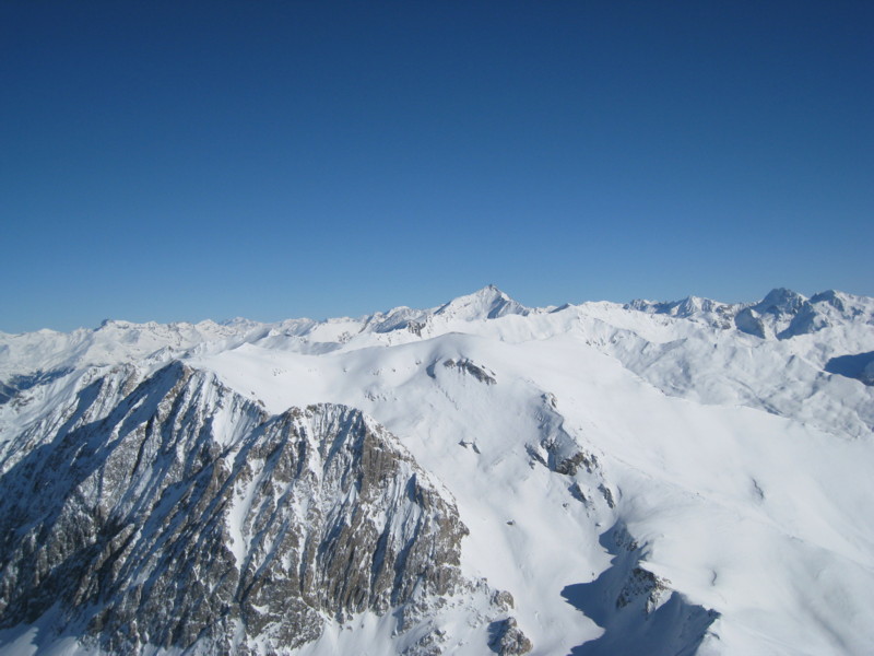 #6 Gd Bagna : côté Italien, et ça traçait vers la Cime della Blave Gd Bagna : côté Italien, et ça traçait vers la Cime della Blave
