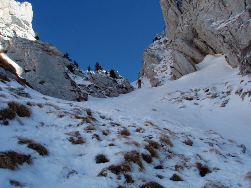 #1 Couloir O : Le couloir ouest de la lance sud Couloir O : Le couloir ouest de la lance sud