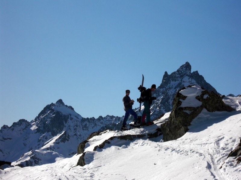 #2 Petite pause : devant le Grand pic et le Grand charnier Petite pause : devant le Grand pic et le Grand charnier