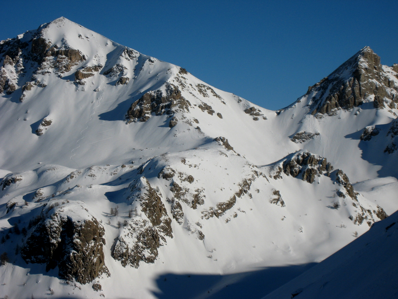 #9 La face ouest : du Pic des Chalanches et du Col St Antoine La face ouest : du Pic des Chalanches et du Col St Antoine