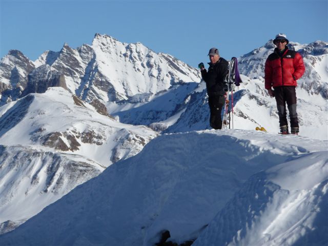#13 Départ du couloir : Depuis le sommet, le départ du couloir Départ du couloir : Depuis le sommet, le départ du couloir