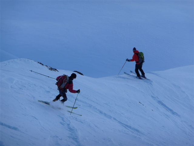 #15 Pt de Riondet : Pierre à l Pt de Riondet : Pierre à l'attaque me rejoint