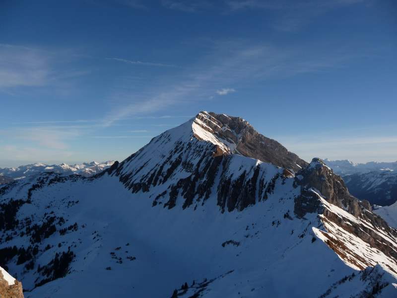 #5 Aiguille Verte : Face W du Jallouvre depuis l Aiguille Verte : Face W du Jallouvre depuis l'Aig.Verte