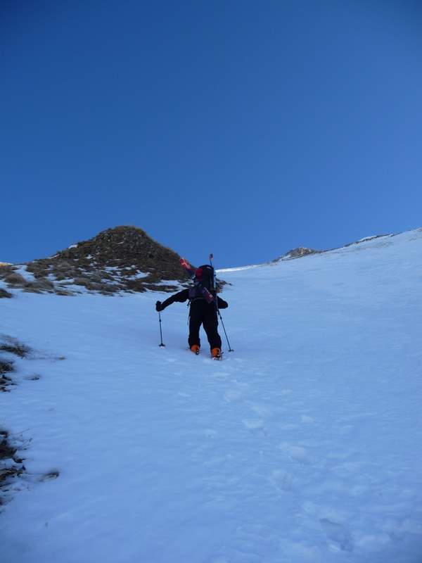 #4 Jallouvre : Remontée de la face W Jallouvre : Remontée de la face W