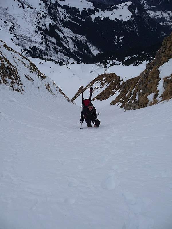 #7 Jallouvre : Remontée du couloir W Jallouvre : Remontée du couloir W