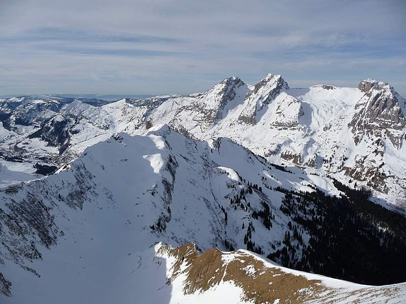 #1 Croix d Croix d'Almet : La combe des Fours depuis la Croix d'Almet