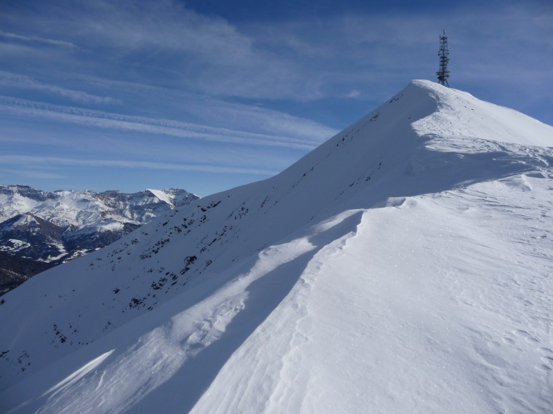 #6 Ski-Rando Blayeul : Sur l Ski-Rando Blayeul : Sur l'arête, avec l'estrop en fond