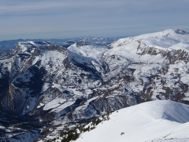 #7 Ski-Rando Blayeul : Gde et petite Cloche de Barles et les Monges a droite Ski-Rando Blayeul : Gde et petite Cloche de Barles et les Monges a droite