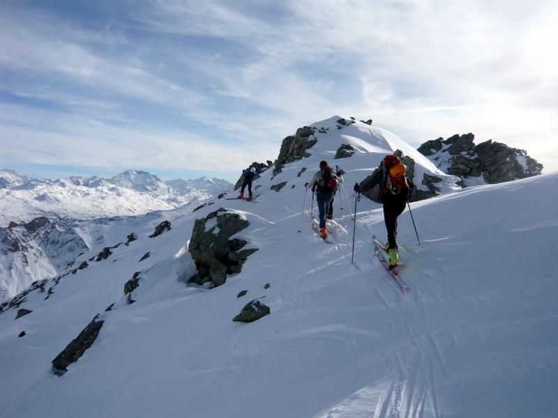 #7 Le Merbelay : Chemin de crête .... on va récupérer le couloir N Le Merbelay : Chemin de crête .... on va récupérer le couloir N