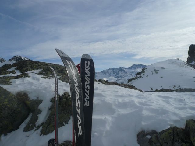 #3 col de l col de l'aigleton : vue sur le massif des grandes rousses depuis le col