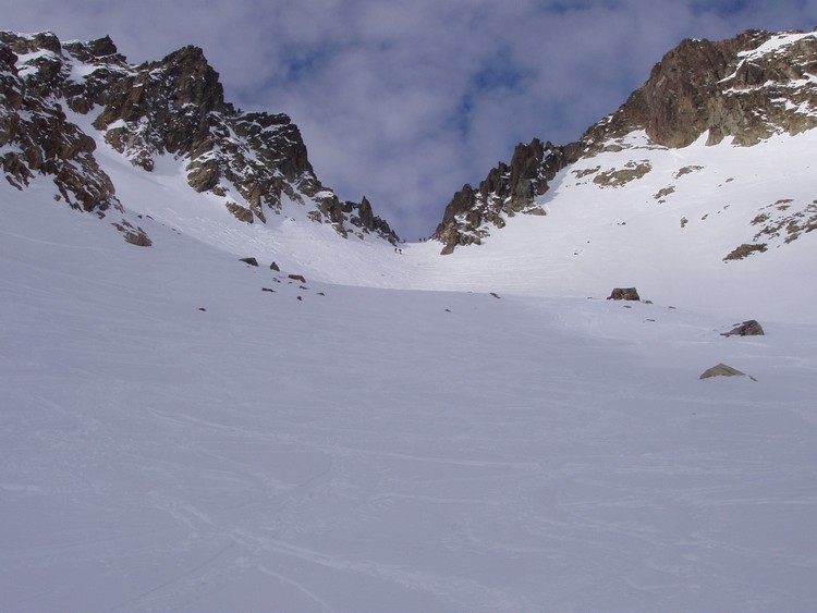 Col du Gleyzin : Arrivée au col