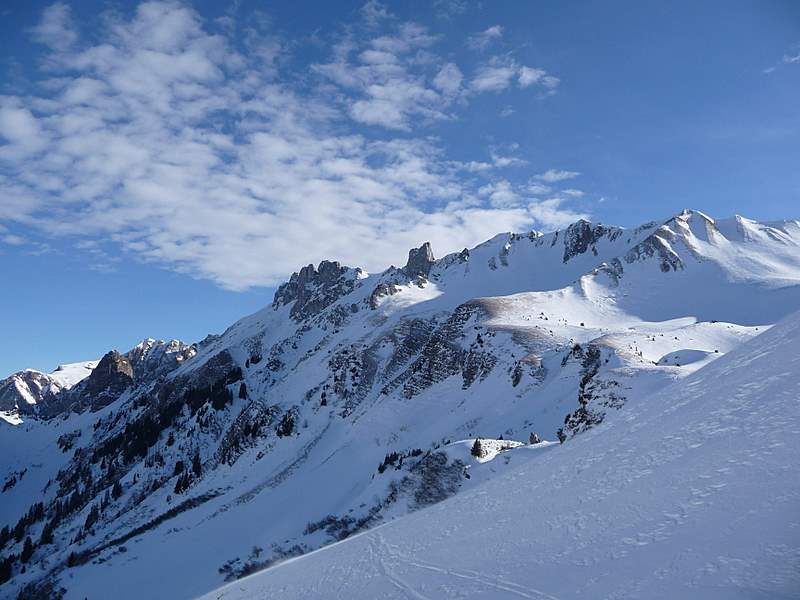 #5 Dent du Vélan : Dent du Vélan avec le ravin des Nex caché Dent du Vélan : Dent du Vélan avec le ravin des Nex caché