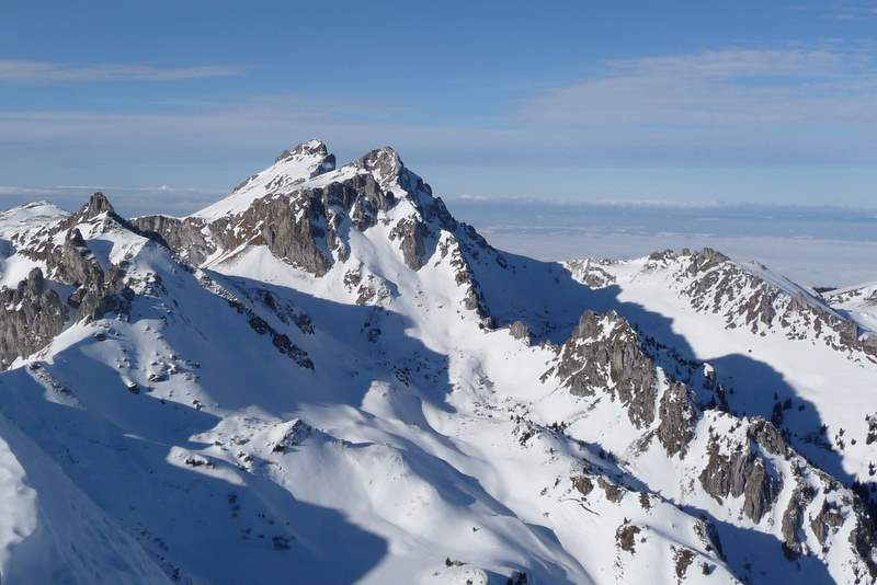 #2 Château d Château d'Oche : Château d'Oche depuis la Tête de Charousse