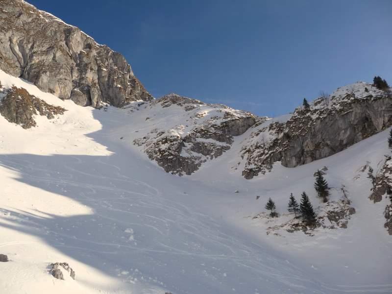 #6 Château d Château d'Oche : Le couloir W après la sortie des pentes supérieures