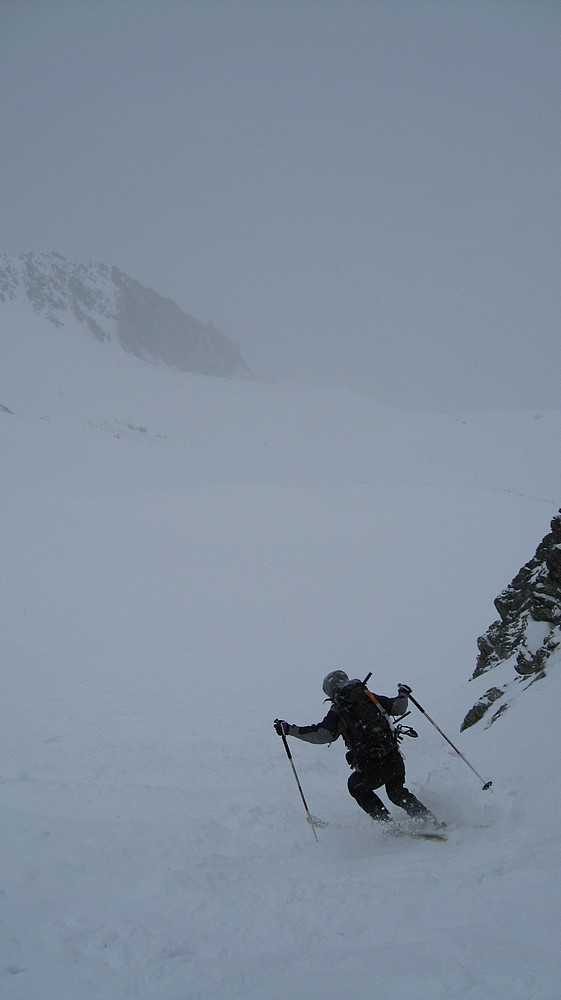 #5 Début de la descente : sous la neige Début de la descente : sous la neige