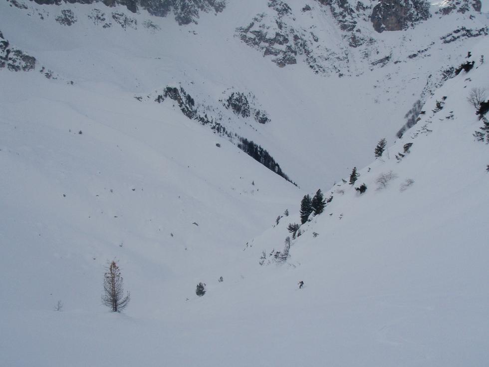 Vince descend : dans le vallon du Marguareis