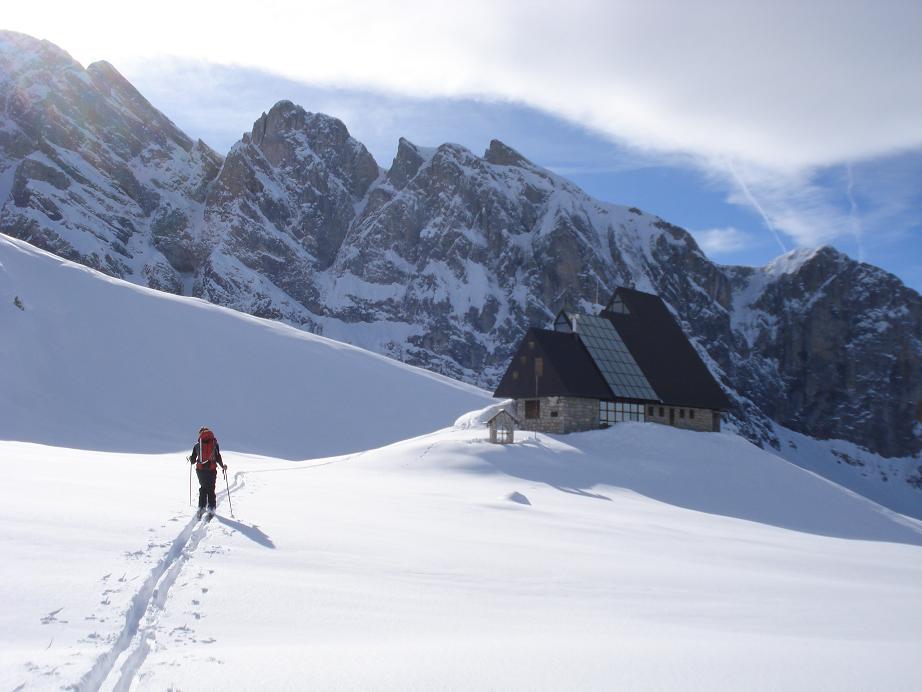 Arrivee au refuge : Refuge 4 etoiles tout confort d'ailleurs