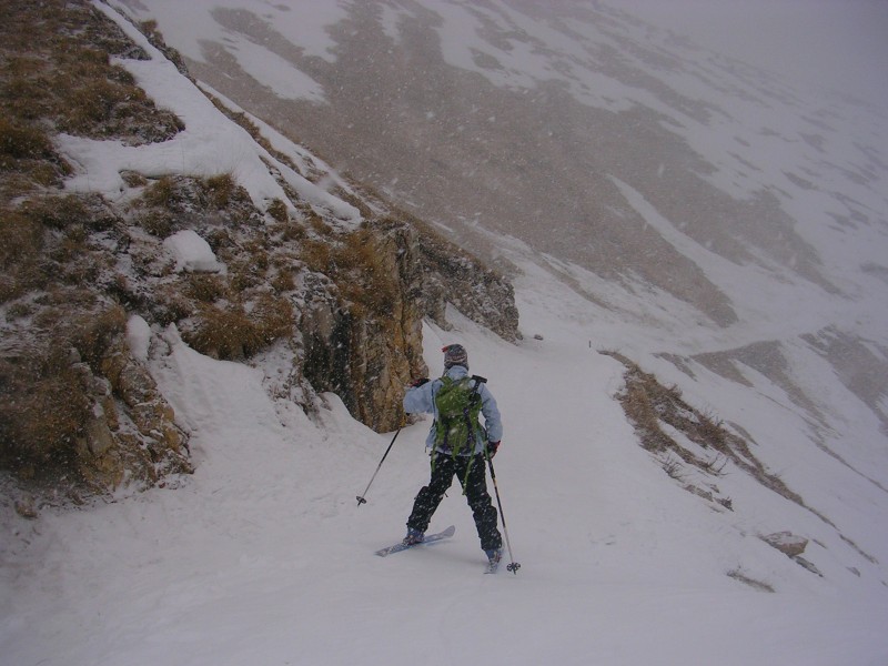 #7 colombier : On rejoint avec bonheur la piste du col de la cochette colombier : On rejoint avec bonheur la piste du col de la cochette