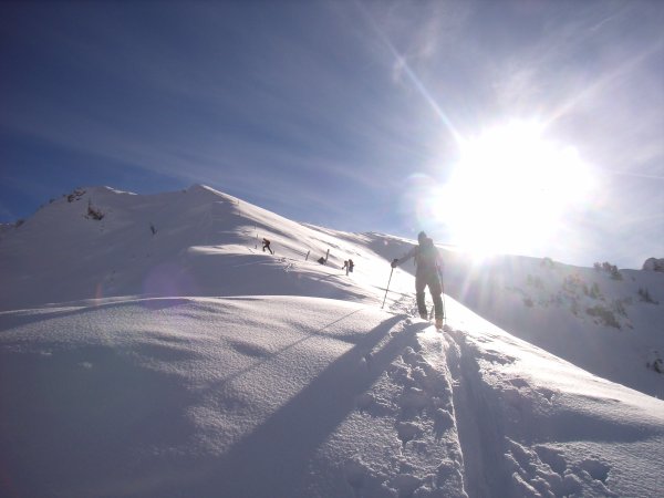 #8 Col de Bellefond : En avant pour le Dome est sa face SW Col de Bellefond : En avant pour le Dome est sa face SW