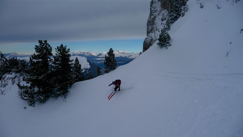 #4 Seul au monde : Dans une contre pente dans le premier couloir Seul au monde : Dans une contre pente dans le premier couloir