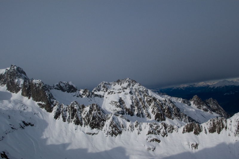 #7 Depuis la Pointe de la Lavoire : Col du Gollachon et face S du Grand Miceau Depuis la Pointe de la Lavoire : Col du Gollachon et face S du Grand Miceau