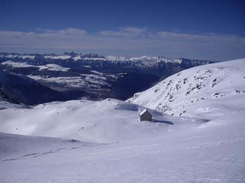 #3 Cabane de Brouffier : Descente sur la cabane Cabane de Brouffier : Descente sur la cabane