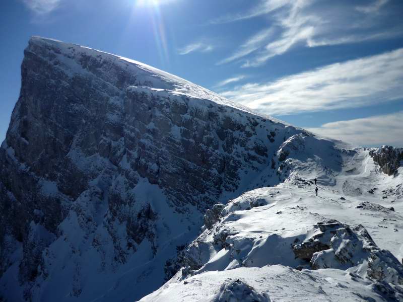 #1 Grand Veymont : Sortie du col et vue sur la traversée Grand Veymont : Sortie du col et vue sur la traversée