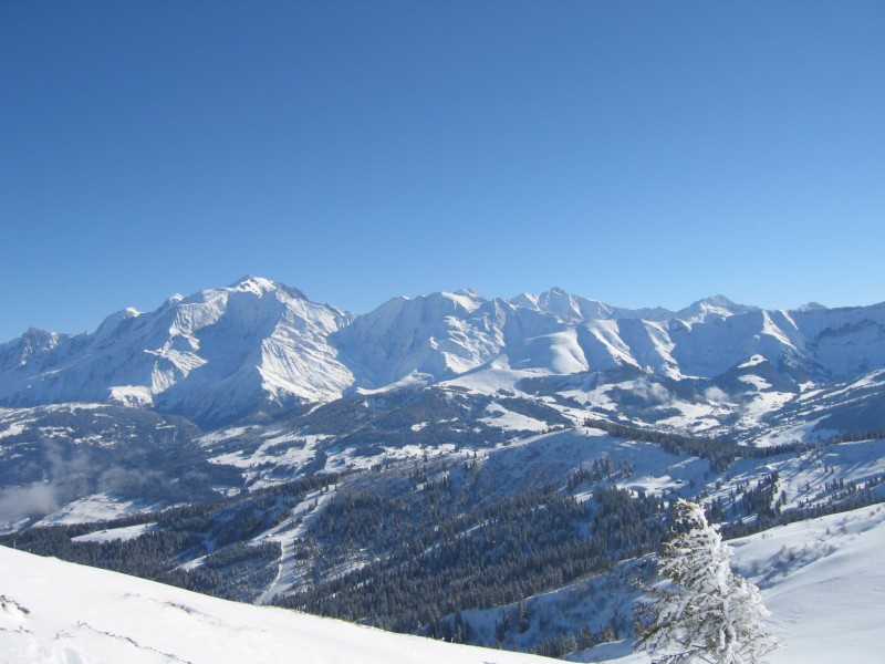 La Croise Baulet : Le Mont Blanc toujours aussi magnifique