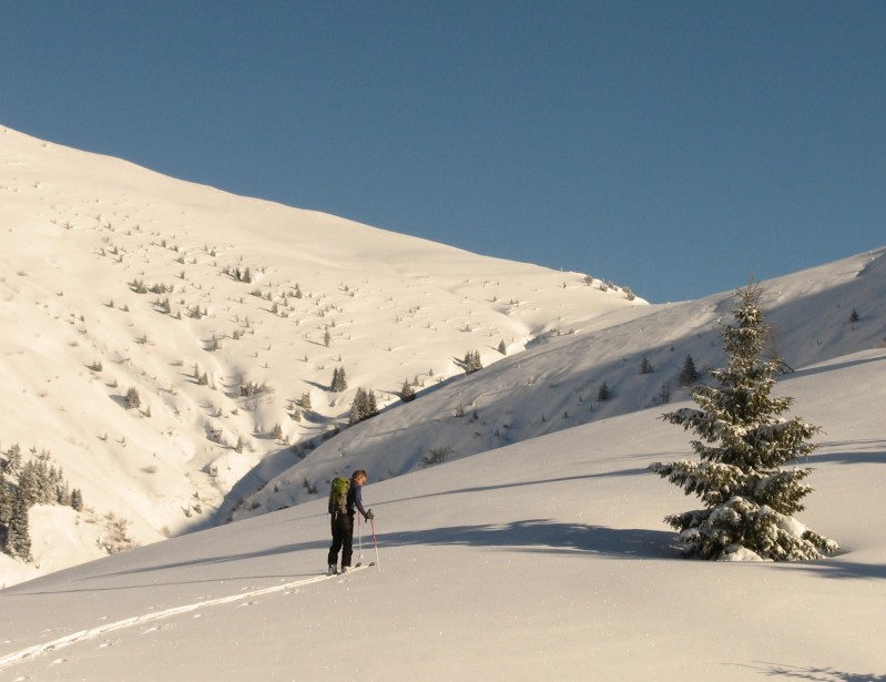 #12 Croise Baulet : Quel plaisir de faire sa trace dans cette neige poudreuse Croise Baulet : Quel plaisir de faire sa trace dans cette neige poudreuse