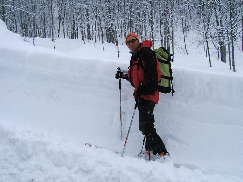#2 Costa Piovosa : A 1220m belle quantité de neige! Costa Piovosa : A 1220m belle quantité de neige!