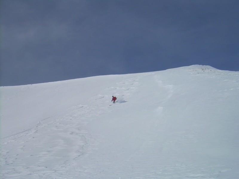 #3 bonne poudre : début de la descente bonne poudre : début de la descente
