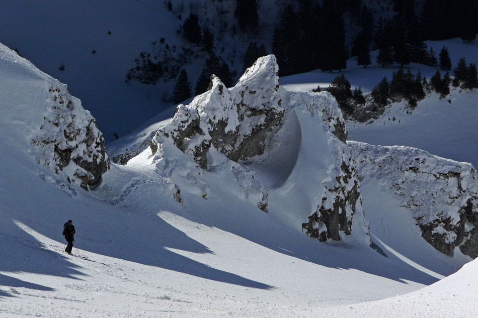 Dt d'Oche : Couloir du Pierrier.